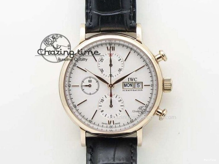 MIROTIME 0407 Bold Portugieser Perpetual Calendar SS 5033 APSF 1:1 Best Edition Blue Dial on Black Leather Strap A52610 Clone 7041